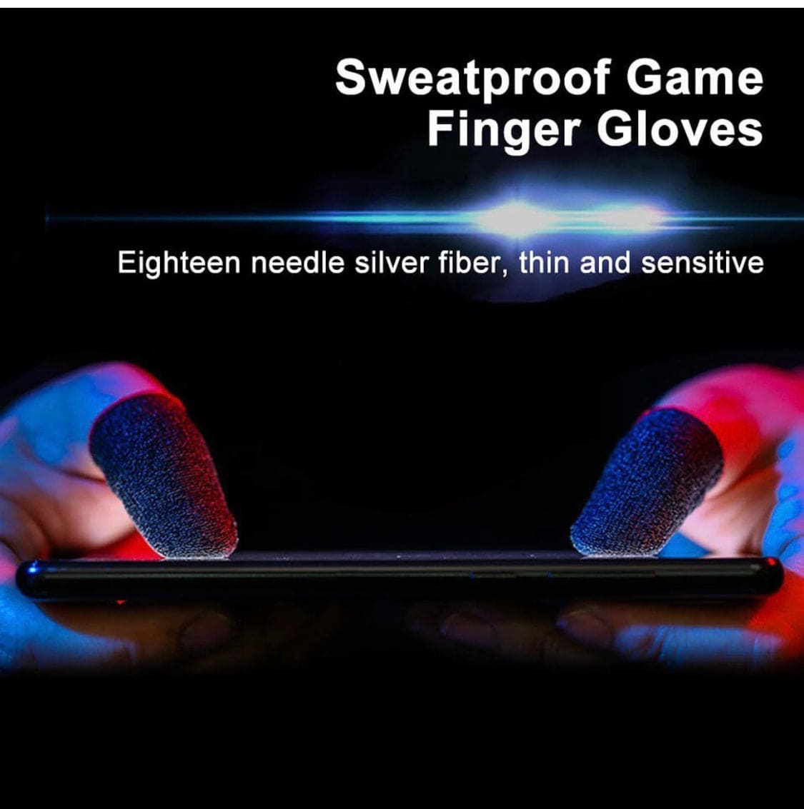 1 Pair Finger Sleeves For Gaming, Sweatproof Gloves Breathable Fingertips For Mobile Games, Non-Scratch Sensitive Touch Screen Gaming Finger Thumb Sleeve Gloves 1 Pair Finger Sleeves For Gaming, Sweatproof Gloves Breathable Fingertips For Mobile Games, Non-Scratch Sensitive Touch Screen Gaming Finger Thumb Sleeve Gloves